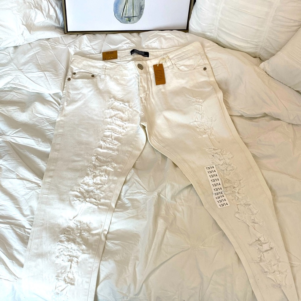 White Denim Super Stretch Jeans